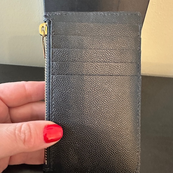 Saint Laurent CASSANDRE FRAGMENTS FLAP CARD CASE - Picture 2 of 6